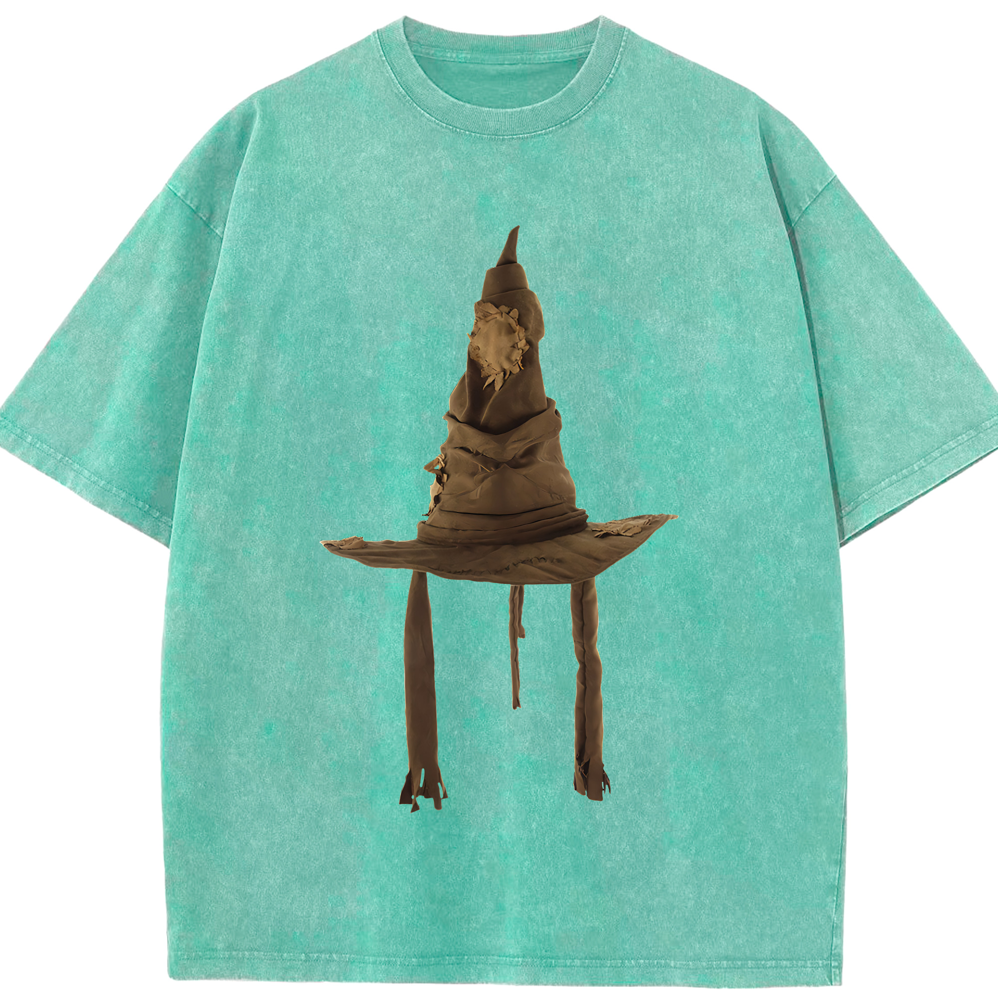 （画像用） Harry Potter ハリー・ポッターシリーズ 綿100% ヴィンテージ風 半袖Tシャツ（フロントプリント）